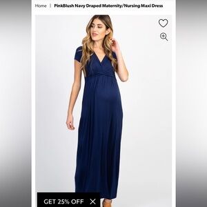 NWT maternity maxi dress